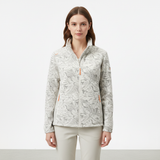 Women's Botanical Print Zip-Up Winter Jacket — view 5