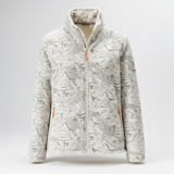 Women's Botanical Print Zip-Up Winter Jacket — view 6