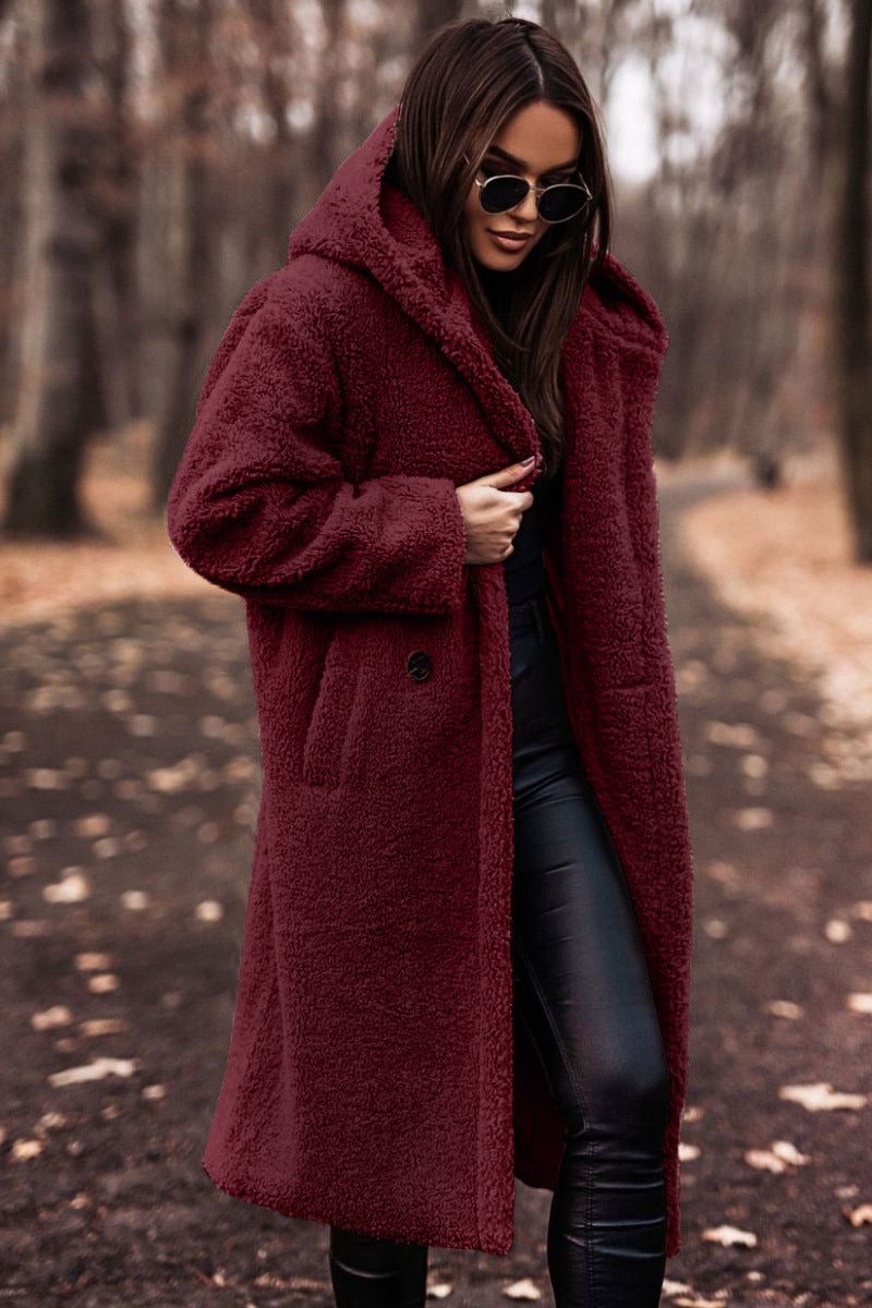 Ottilie | Women's Oversized Teddy Coat — view 3