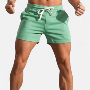 Herrenshorts mit elastischem Bund — Minzgrün