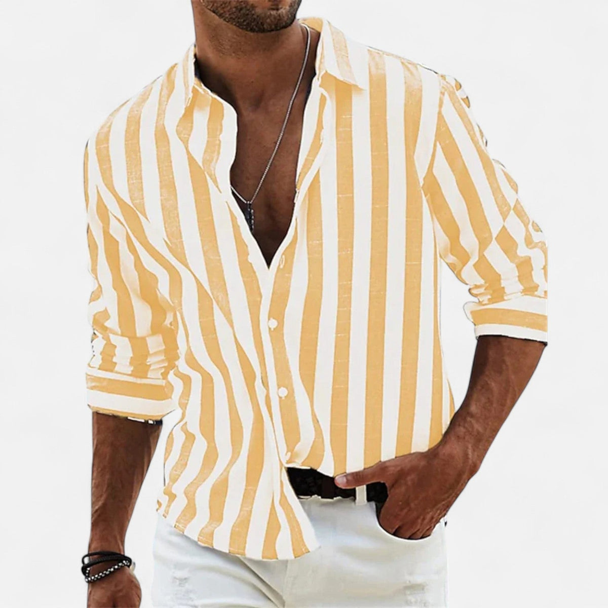 Riviera Shirt for Men — Yellow