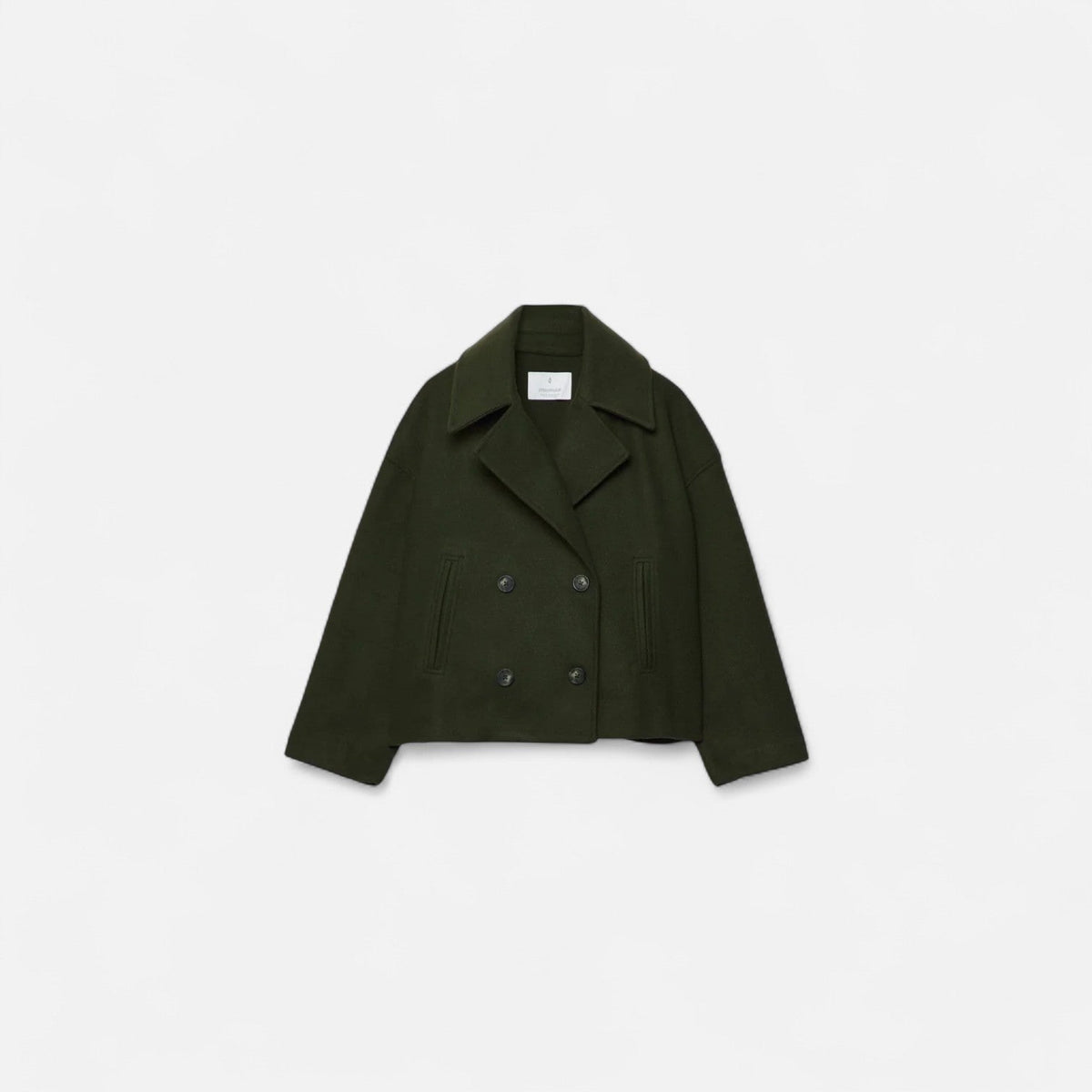 Veste cintrée minimaliste pour femme – Coupe structurée — Vert