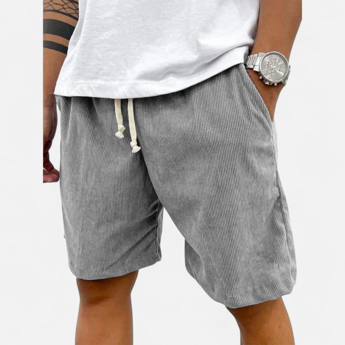 Men's Summer Shorts – Tailored Cut — Gray