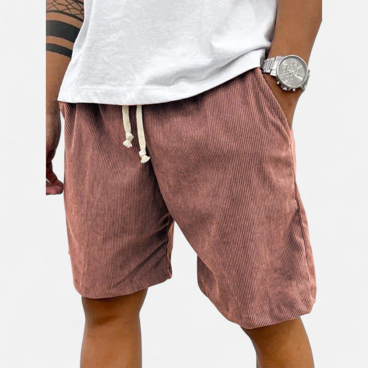 Men's Summer Shorts – Tailored Cut — Red
