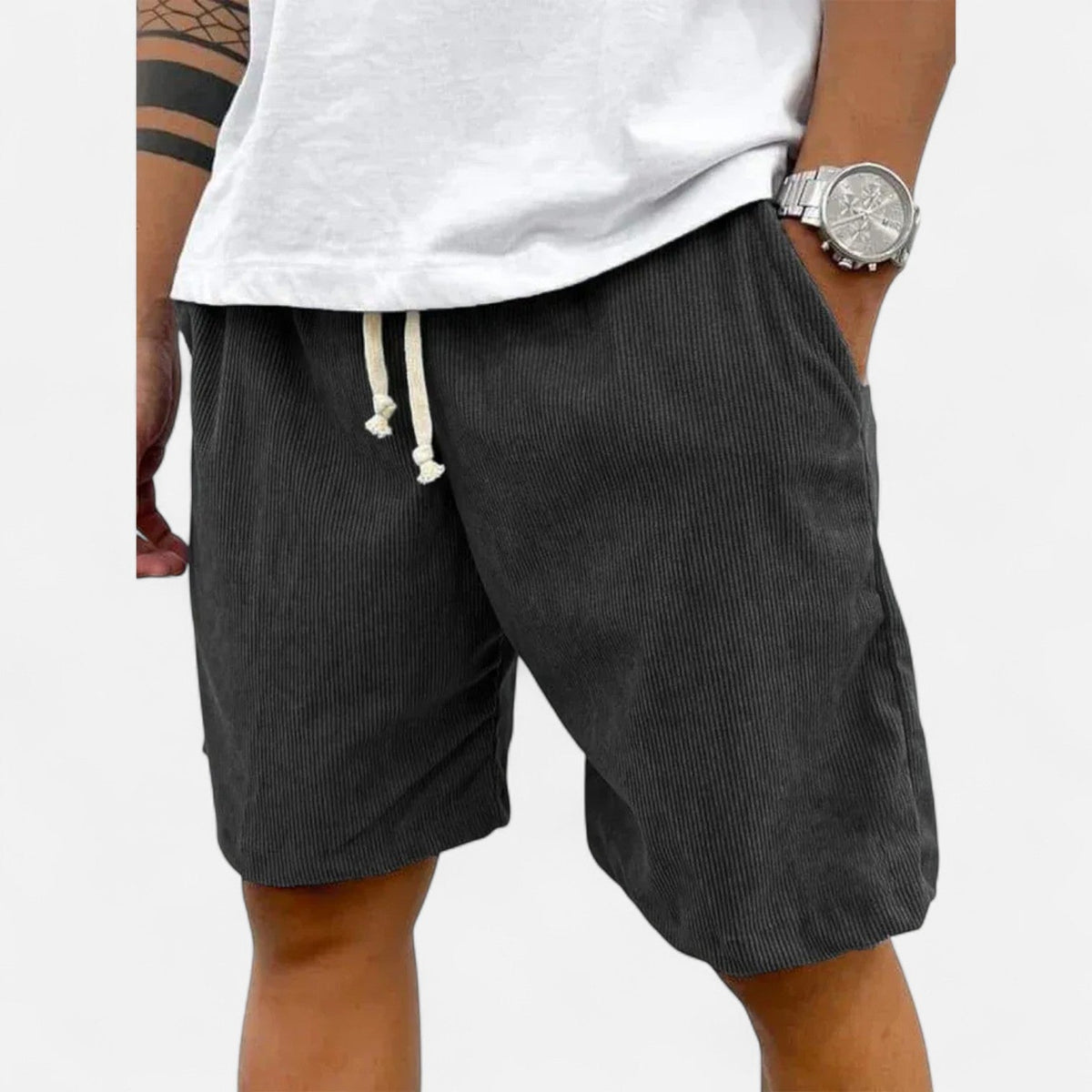 Men's Summer Shorts – Tailored Cut — Black