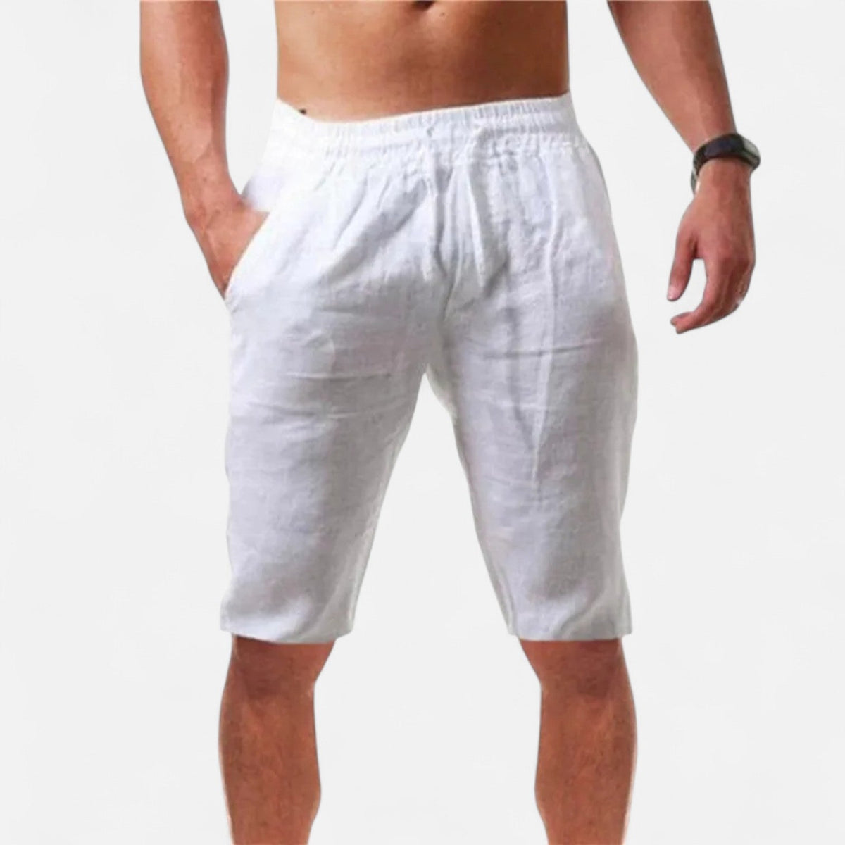 Shorts for Men – Lightness and, Summer Essential — White