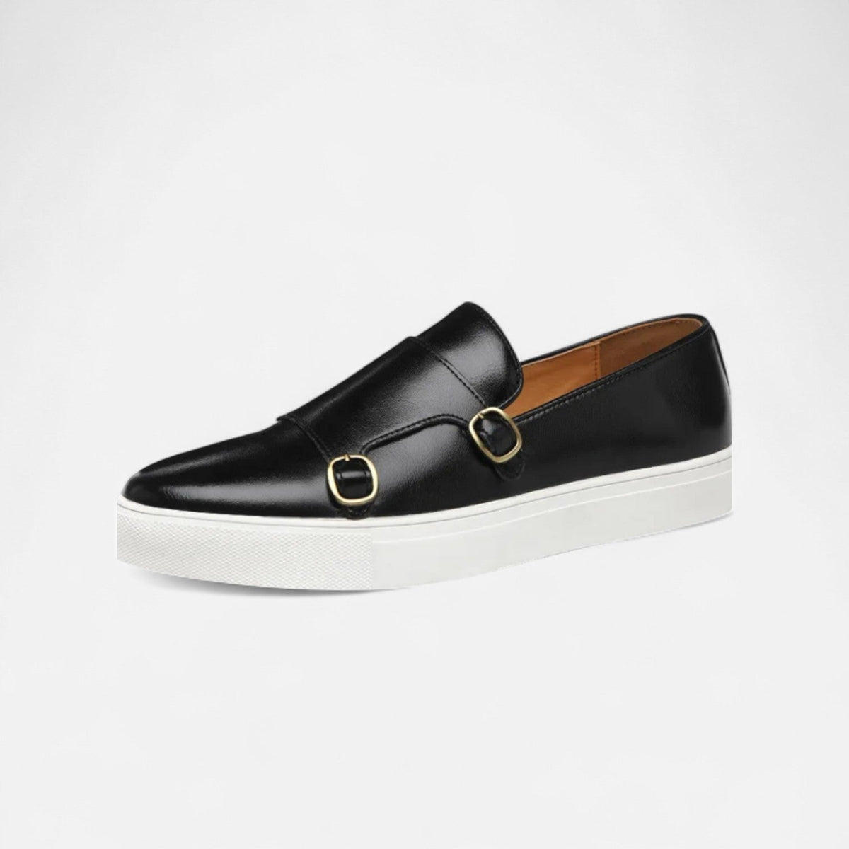 Men's Buckle Loafers – Classic with a Modern Touch — Black