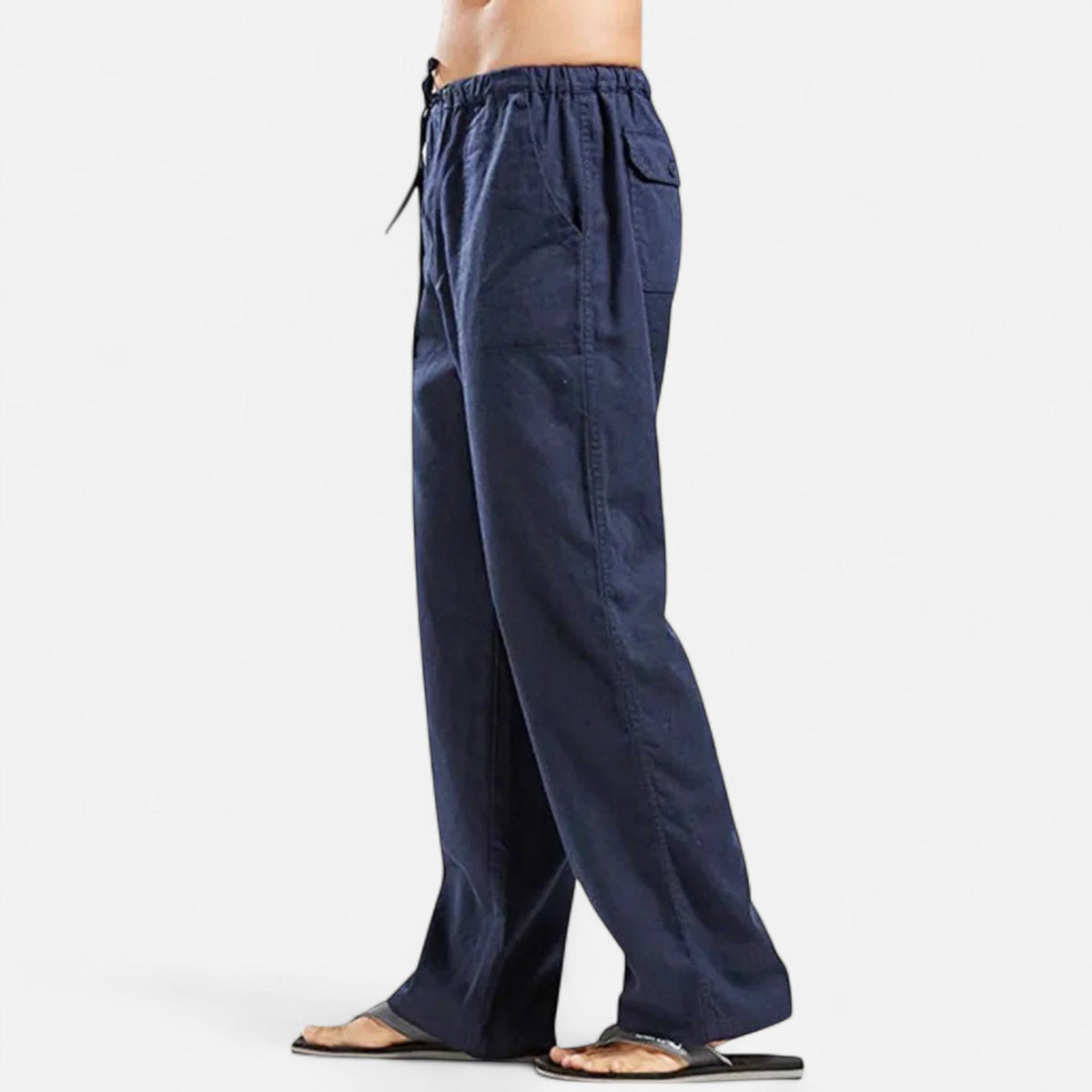 Hosen für Herren mit weitem Schnitt — Marineblau