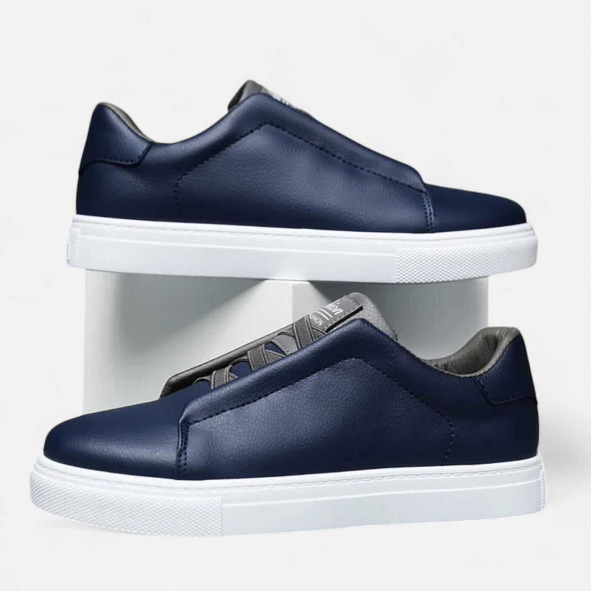 Slip-On Men's Sneakers — Navy Blue