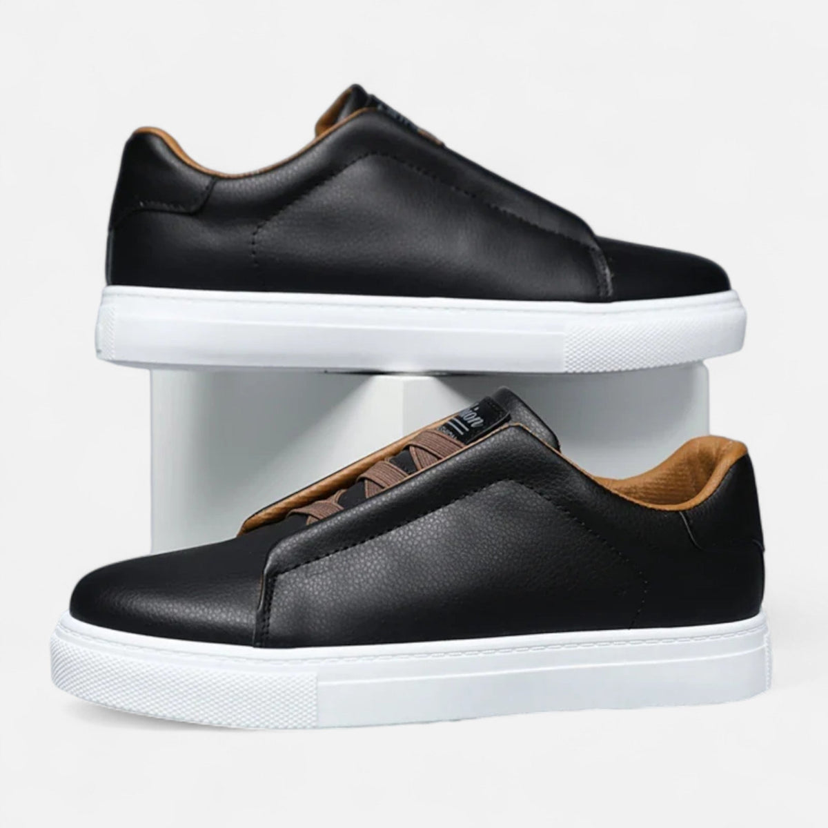 Slip-On Men's Sneakers — Black