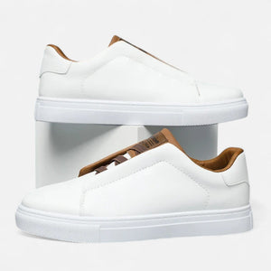 Slip-On Men's Sneakers — White
