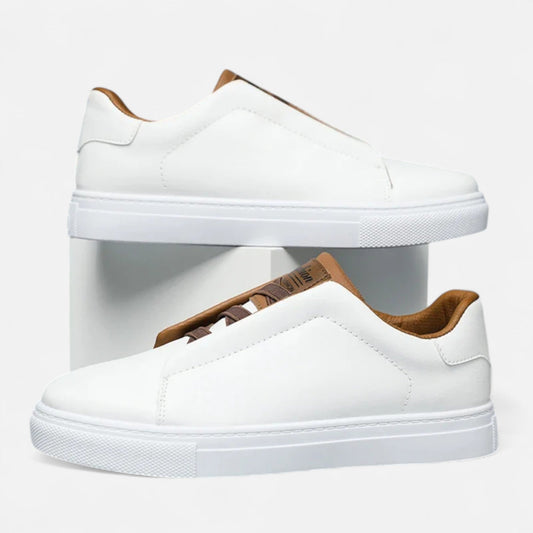 Slip-On Men's Sneakers — White