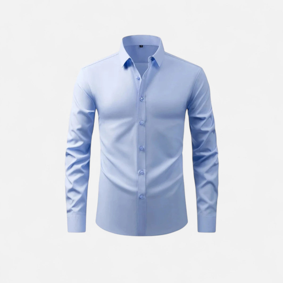 Men's Fitted Shirt Timeless Elegance — Sky Blue