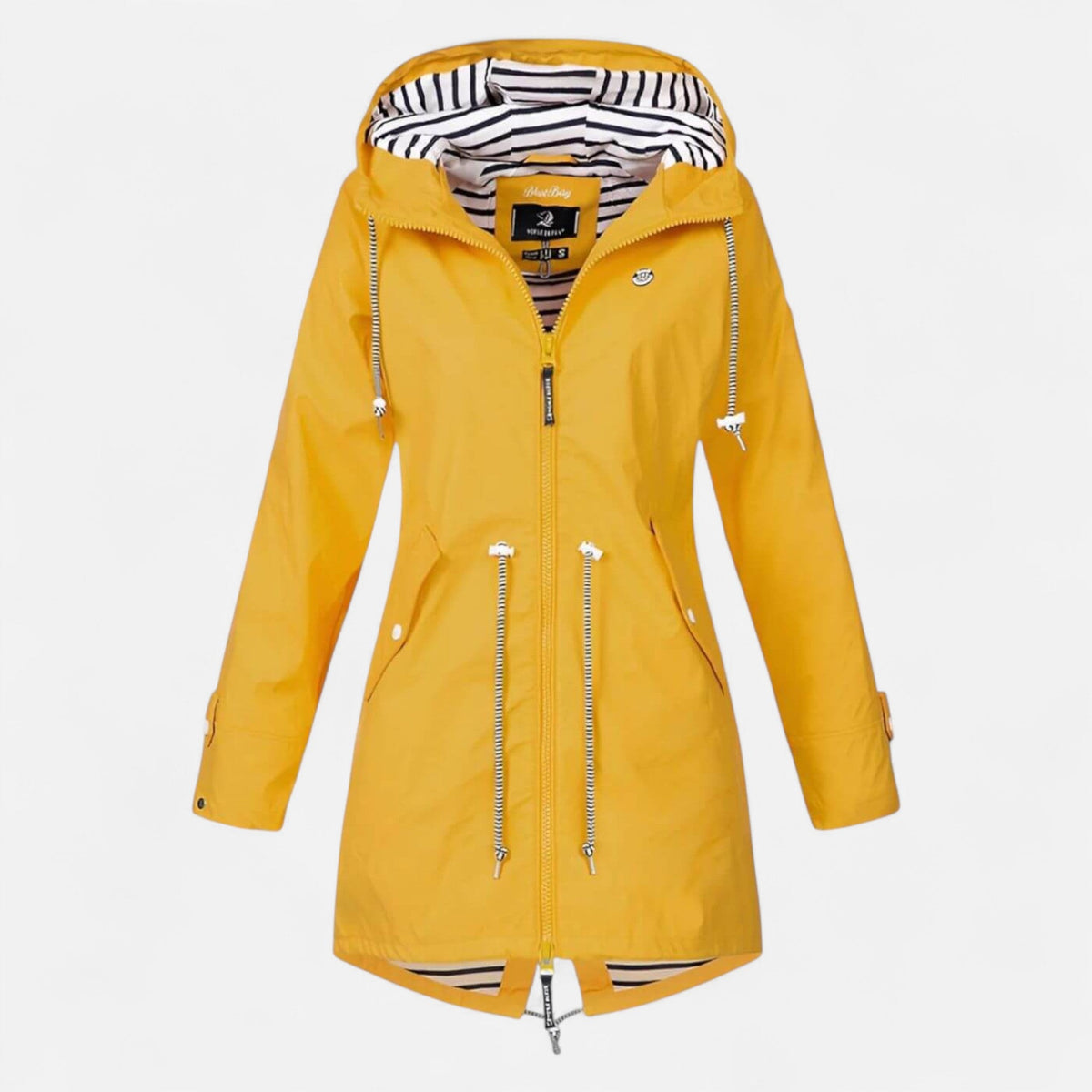 Women's Jacket Timeless Elegance — Yellow