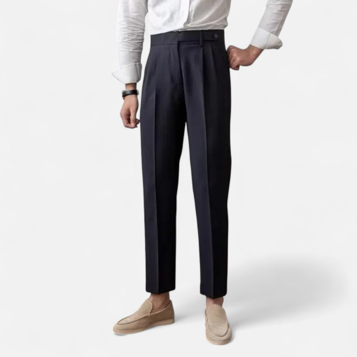 Men's Pants Style Timeless Elegance — Black