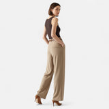 Damenhose im Palazzoschnitt mit hoher Taille — Produktansicht
