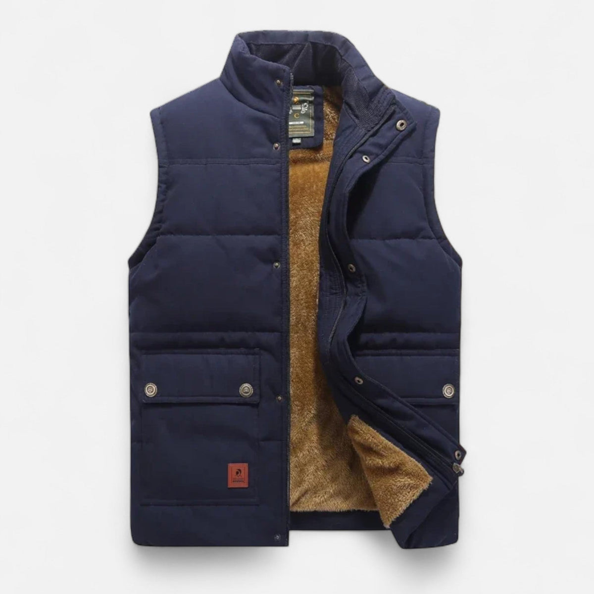 Men's Sleeveless Vest Timeless Elegance — Navy Blue