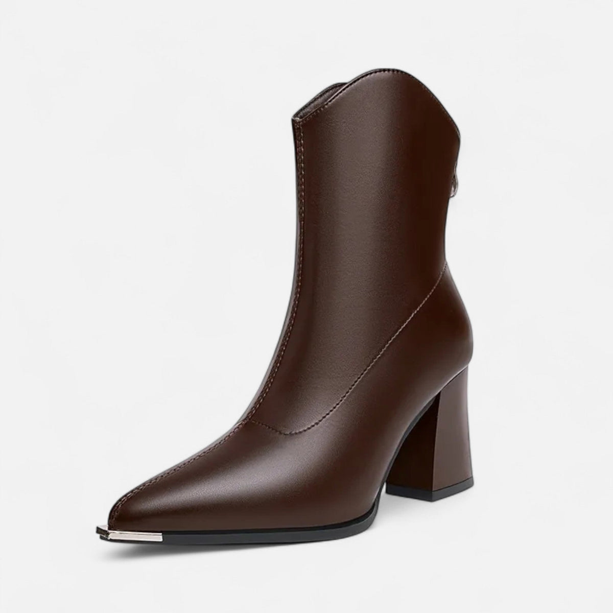 Women's Chelsea Boots High Heel — Coffee