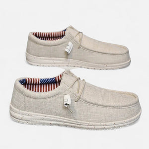 Men's Lightweight Mesh Loafers — Beige