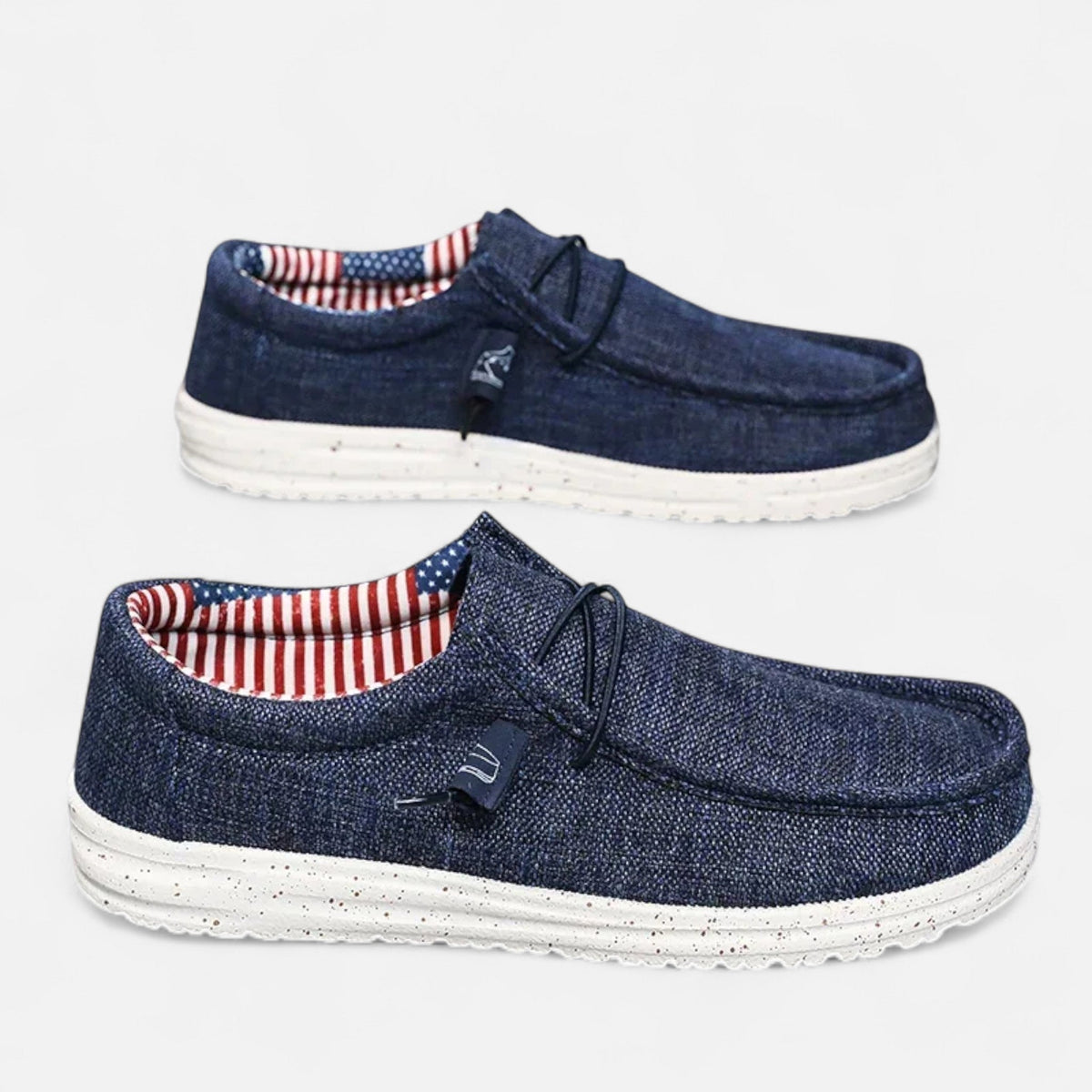 Herren-Slipper mit Mesh-Konstruktion — Blau
