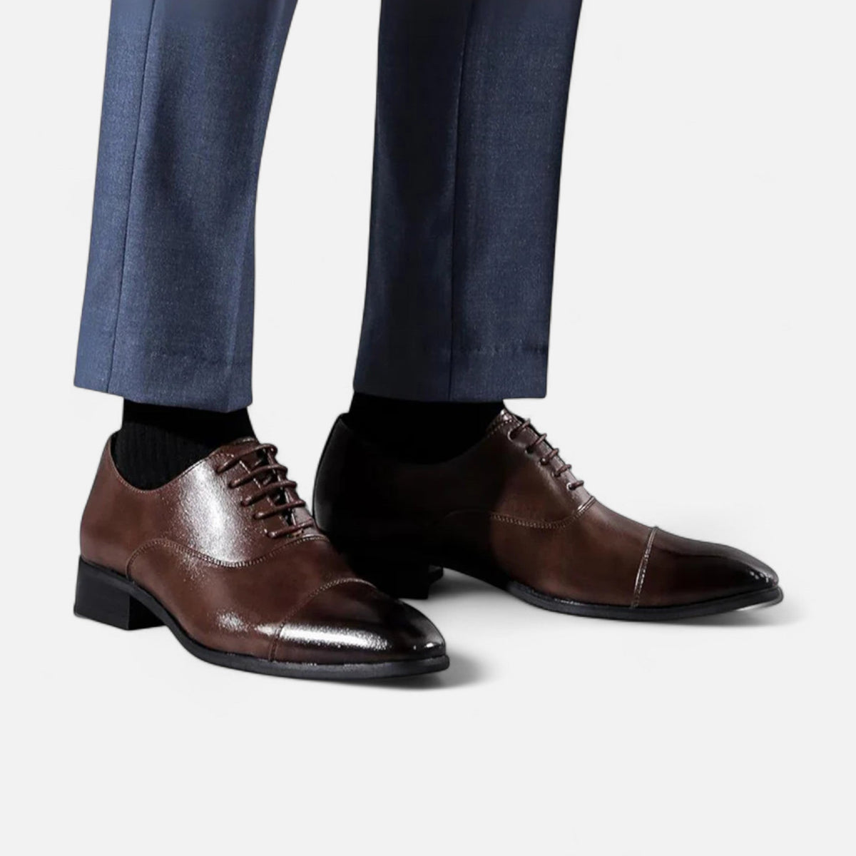 Men's Classic Richelieu Shoes — Brown