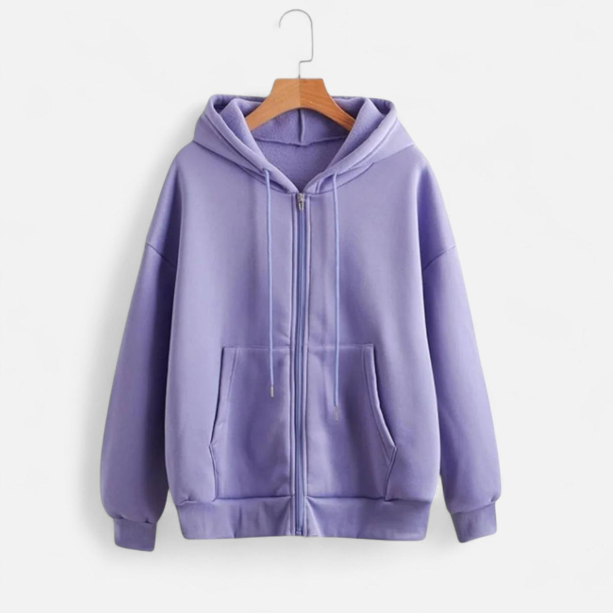 Women's Zip-Up Hoodie — Purple