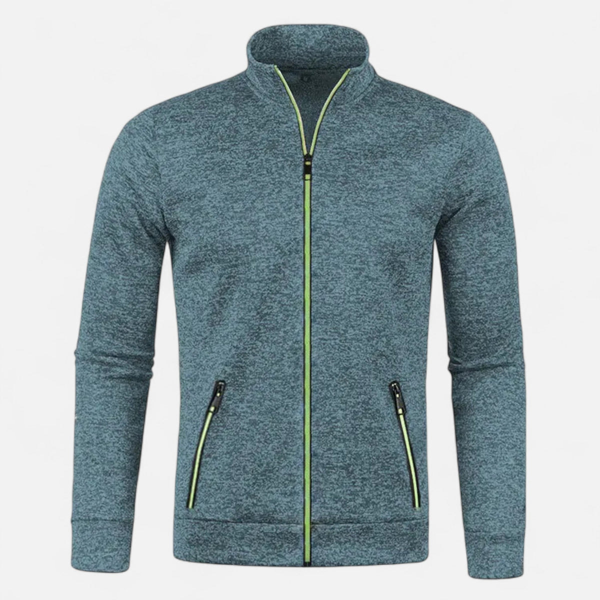 Men's Zip Cardigan — Sky Blue