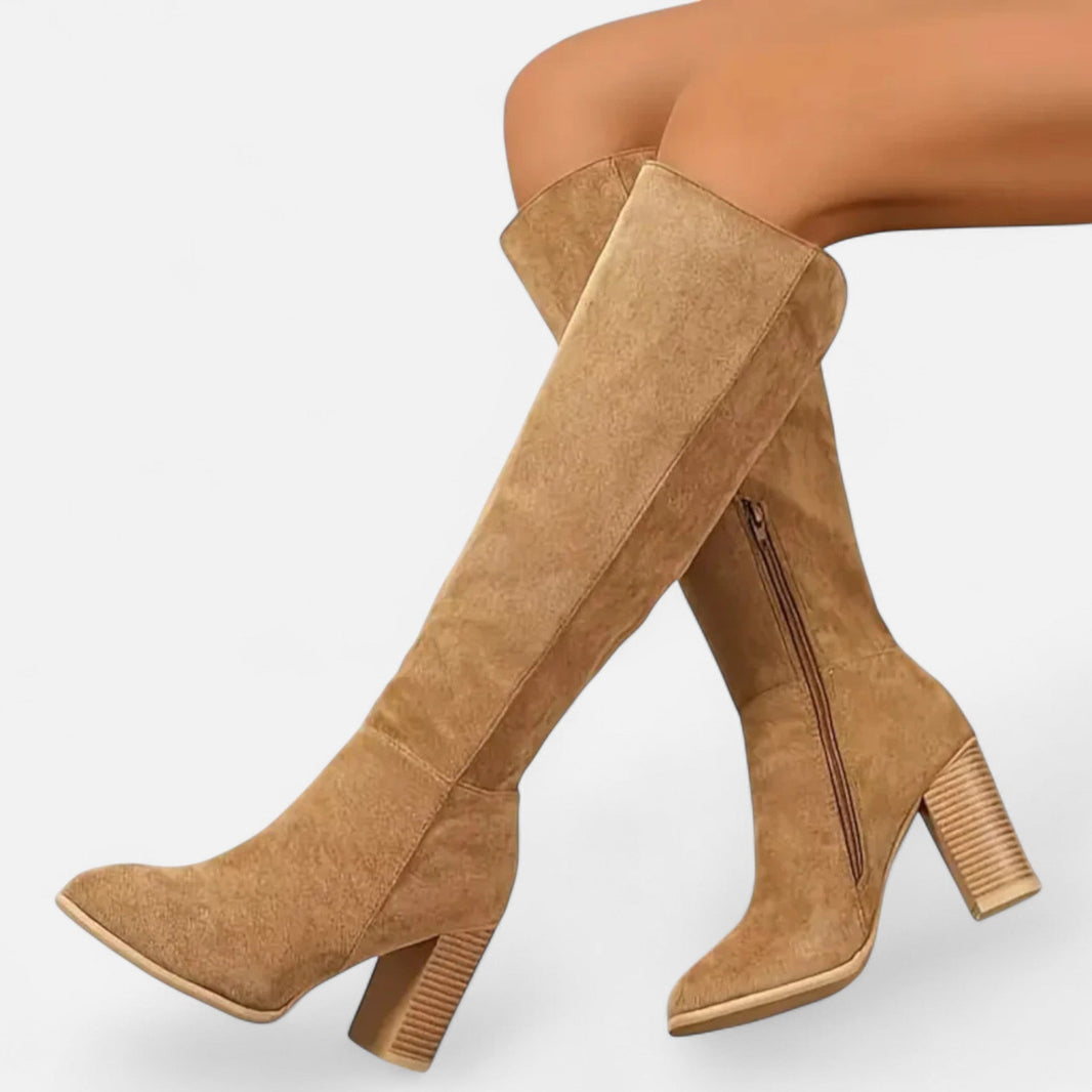 Long Boots Elegant Equestrian Woman