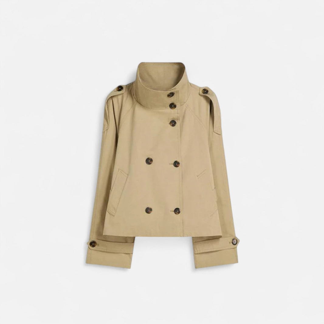 Women's Short Belted Trench Coat