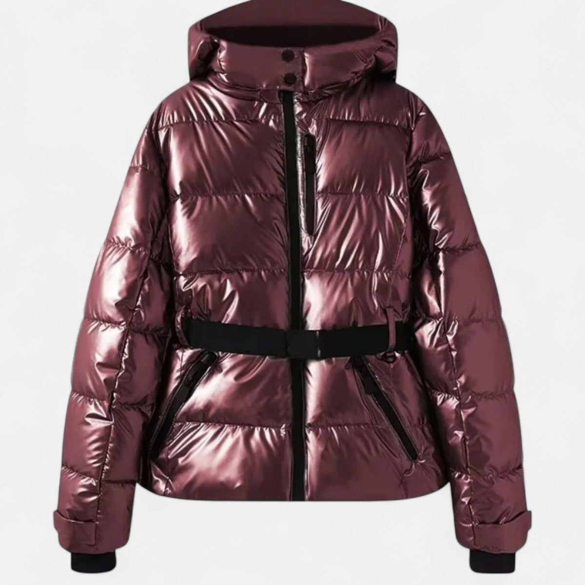 Women's Fitted Ski Jacket — Red