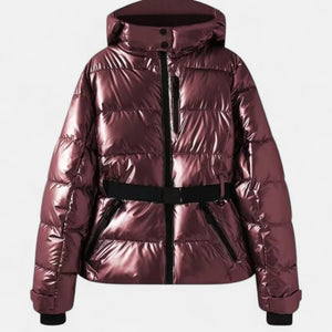 Women's Fitted Ski Jacket — Red