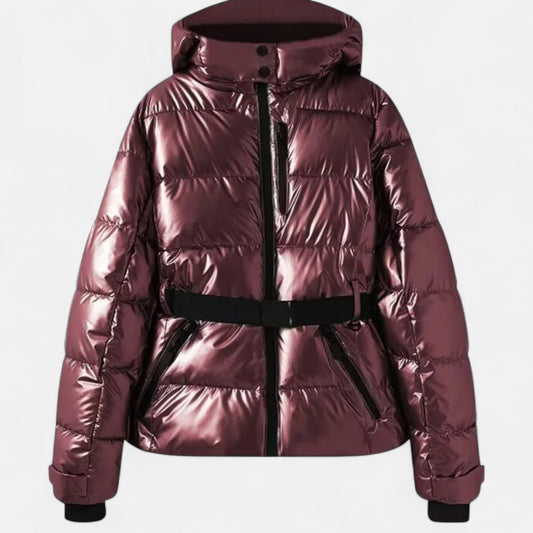 Women's Fitted Ski Jacket — Red