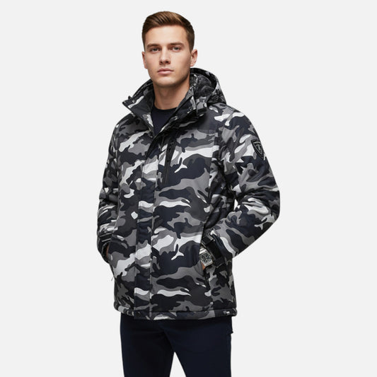 Men's Winter Parka with Fleece Lining — Army Green