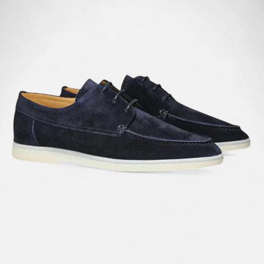 Men's Lace-Up Shoes — Navy Blue