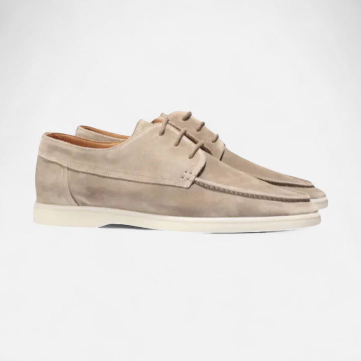 Men's Lace-Up Shoes — Beige