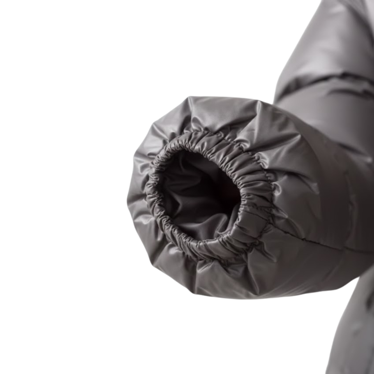 Women's Thick Warm Jacket with Removable Hood — Gray