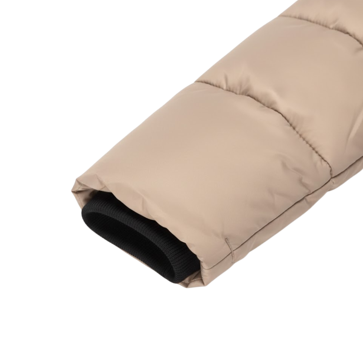 Women's Mid-Length Quilted Parka with Hood — Khaki