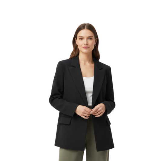 Vintage Women's Double-Breasted Blazer for the Office — product view