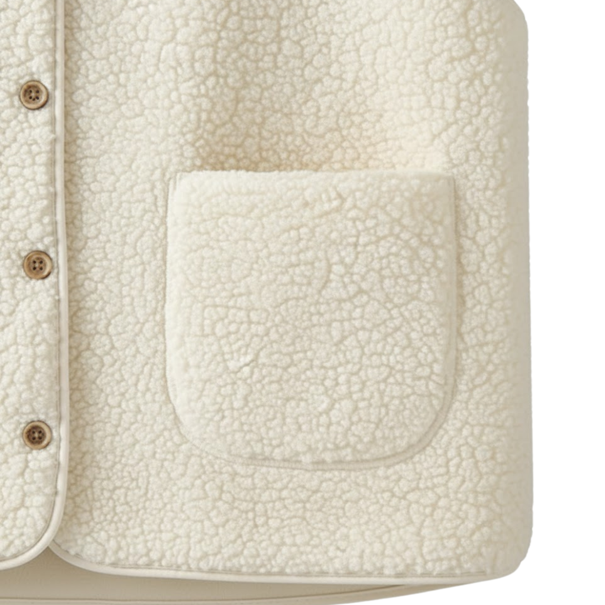 Women's Sleeveless Teddy Fleece Vest Outerwear — product view