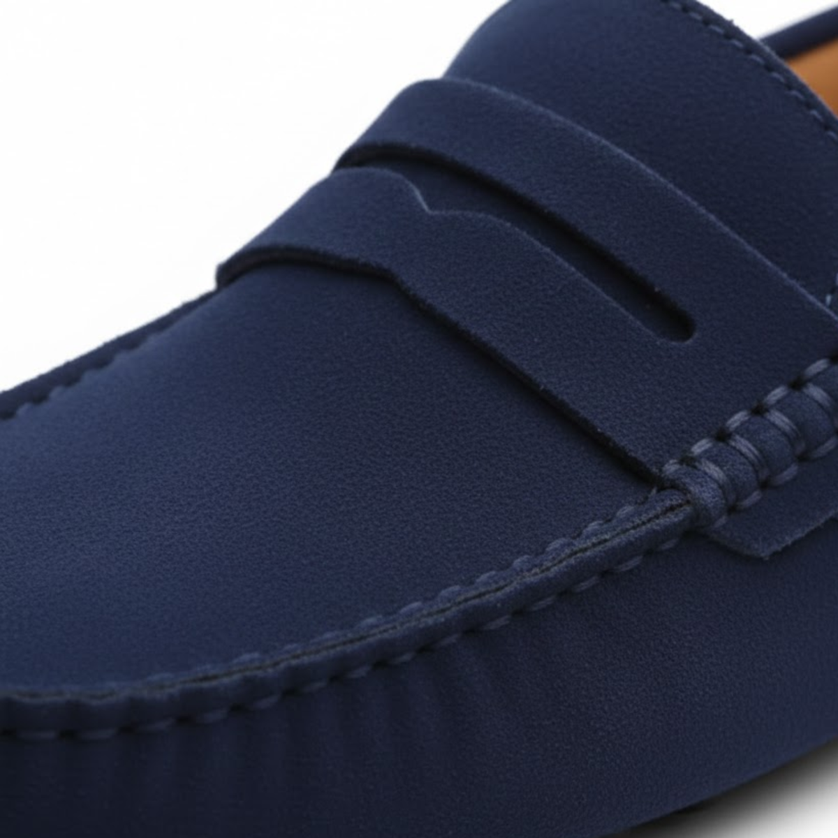 Moccasins for men, soft slip-on driving shoes — product view
