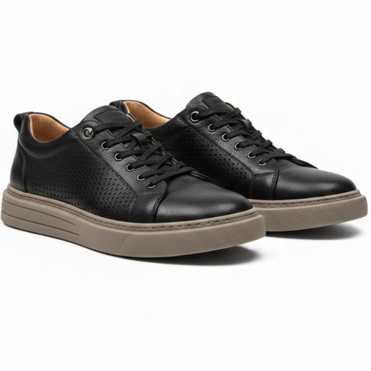 Men's city shoes casual walking shoes — Black