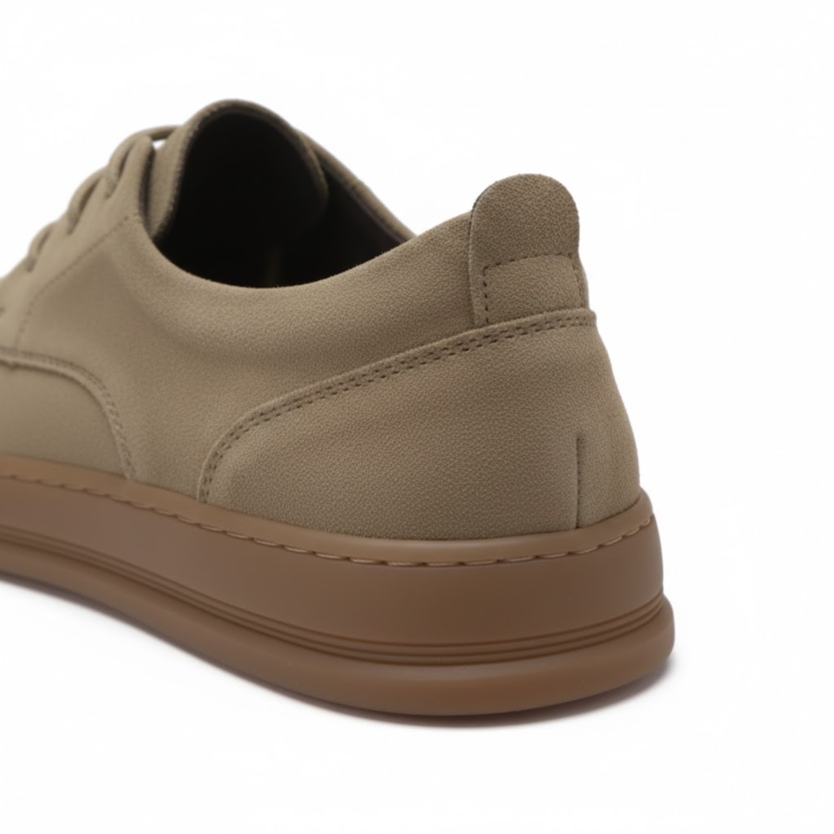 Oxford shoes for men casual city lace-up sneakers — Khaki