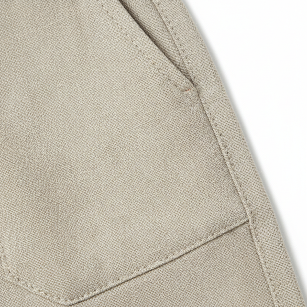 Men's Pants with Elastic Waist and Straight Cut — product view