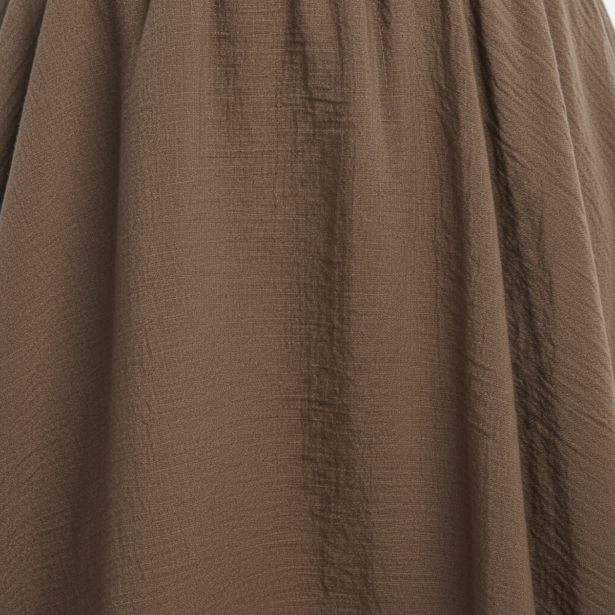 Women's Flared Maxi Skirt with High Elastic Waist — product view