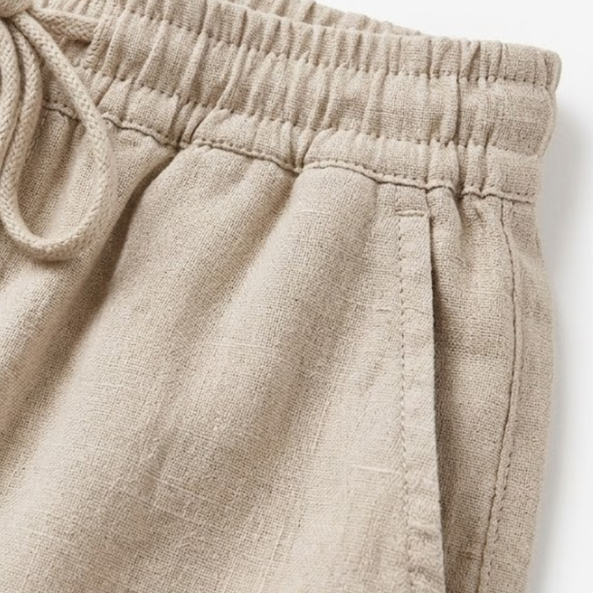 Shorts with Elastic Waist and Pockets for Women — product view