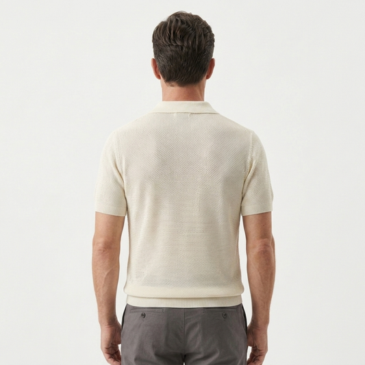 Men's Slim-Fit Knit Polo — product view