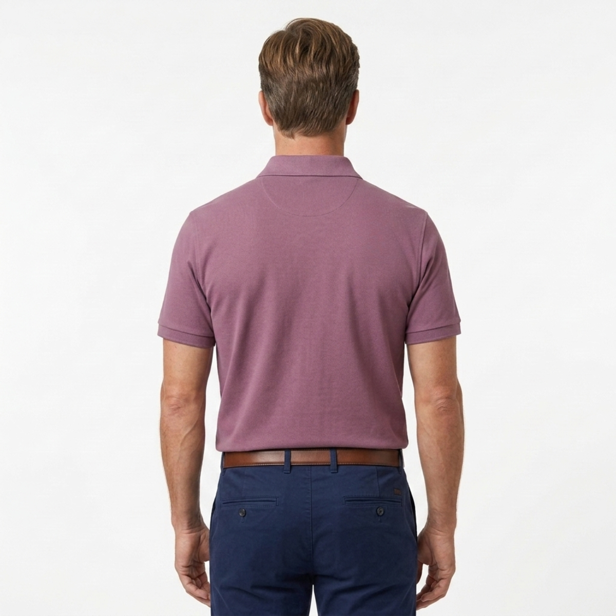 Poloshirt für Herren mit regulärer Passform — Violett