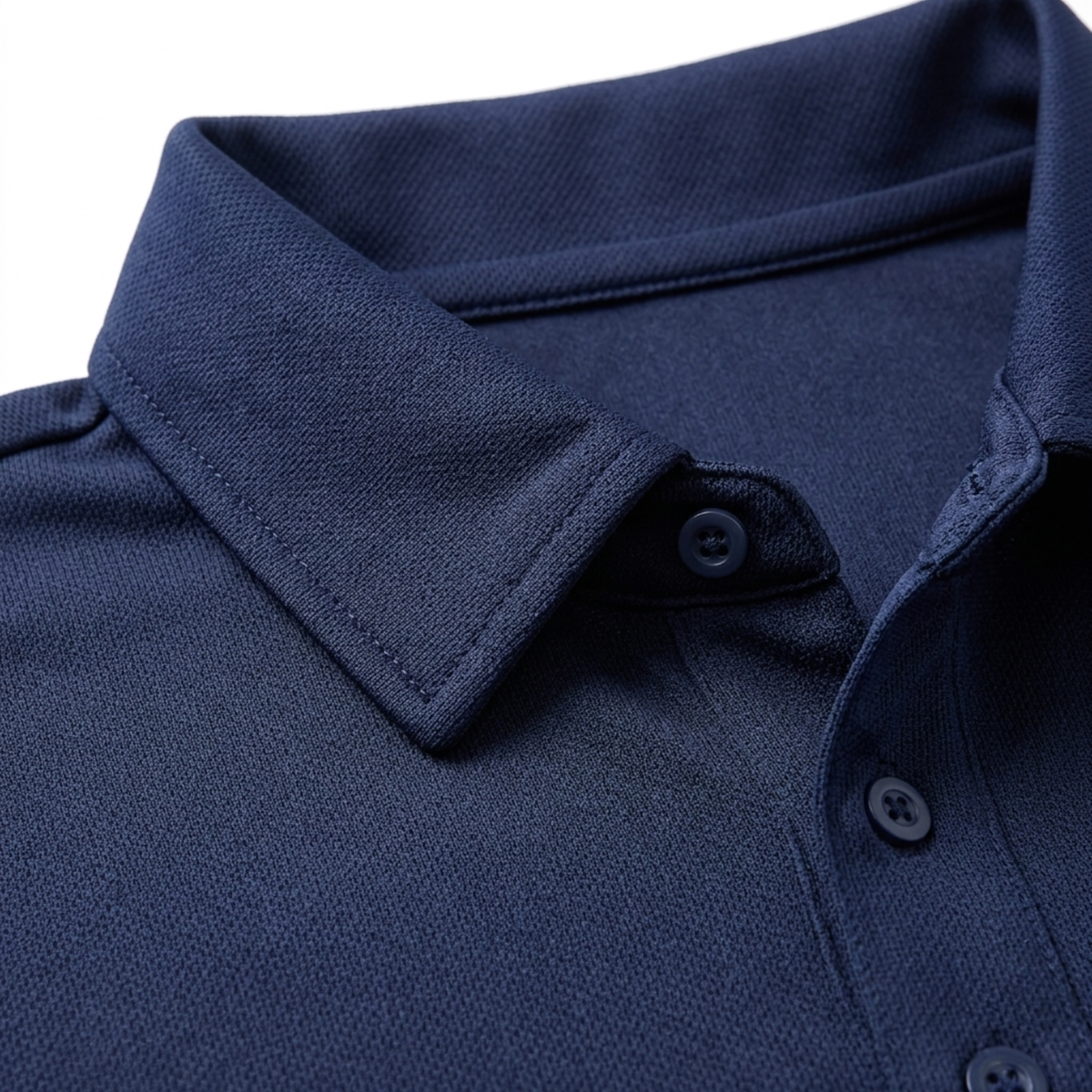Herren-Poloshirt — Funktionsmaterial — schmale Passform — Freizeitkleidung — Produktansicht