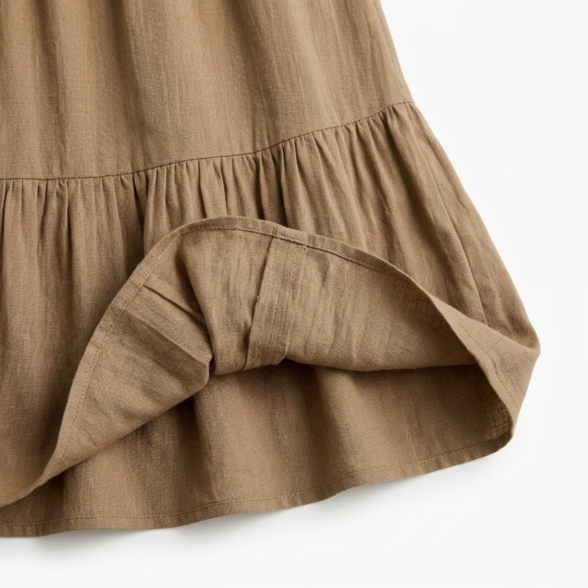 Women's crop top and long skirt set — flowing silhouette — beach — product view