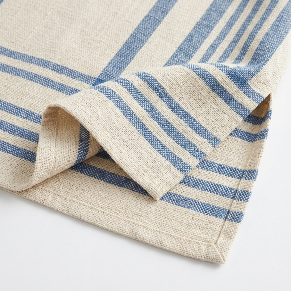 Striped kimono tunic for women — loose fit — beach and travel — product view